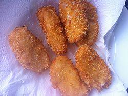 8、香酥虾滑,取出沥油