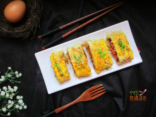 11、家常版烤冷面（面条版）,怕路边摊做的不卫生，就自己试着做了，哇塞！没想到这么成功