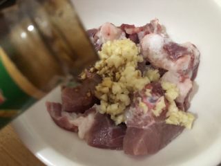 7、南瓜蒸排骨,蚝油