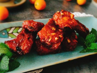 13、让人难抵诱惑的叉烧排骨,色香味俱佳的叉烧排骨出炉喽 