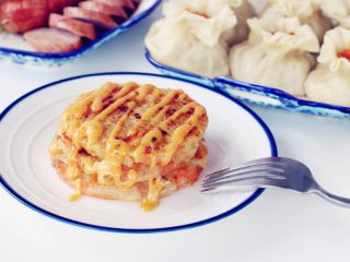 21、烧麦灌香肠土豆丝饼套餐,细节图