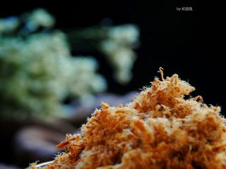 15、自制牛肉松,成品。