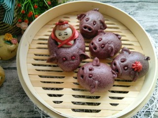 24、趣味馒头,幸福的一大家子,其乐融融!