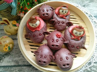 25、趣味馒头,来张全家福吧!