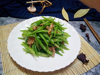 19、小炒四季豆,成品