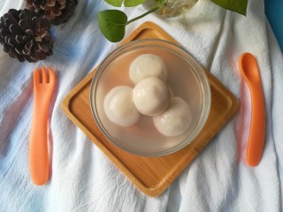 16、#冬至#花生芝麻汤圆,出锅喽，可撒少许细砂糖融化