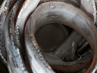 1、红烧带鱼,1.带鱼去内脏，外面的白磷尽量洗掉，沥干水分备用。