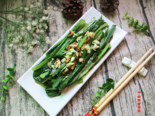 11、蒜蓉油麦菜,蒜蓉油麦菜做起来简单又非常受欢迎~