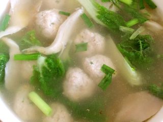 12、手工白丸子,烧汤或者火锅都好吃