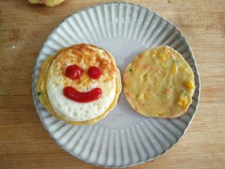 20、什锦蛋黄堡,给自己一个笑脸，一天都有好的心情。