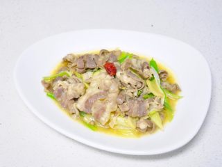 18、葱爆羊肉,完成