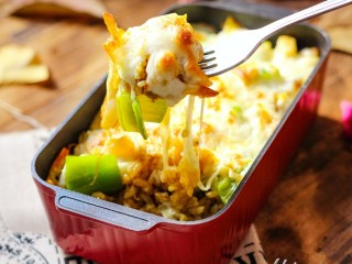 9、什锦咖喱焗饭,一勺子下去又有肉又有菜，真是太香啦！