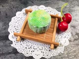 21、简单快手低热量的冰皮月饼,炫彩的也很美满呢