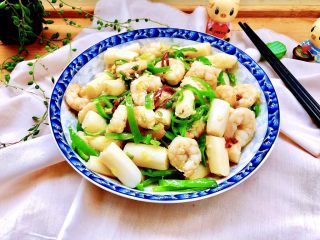 25、酸爽开胃小清新➕泡椒藕带炒虾仁,成品