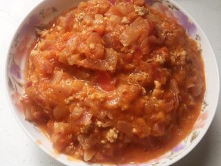 15、番茄肉酱意面,意面酱就做好了