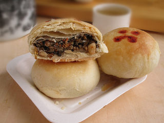 15、苏式椒盐五仁月饼,层酥相叠真的好棒