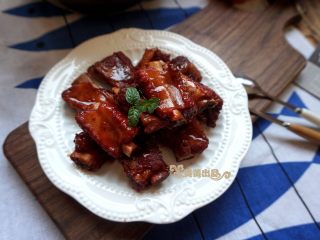 22、花雕酒香排骨:有颜值又美味的宴客菜,成品图