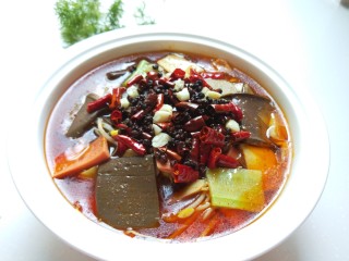 26、川味麻辣毛血旺,成品图