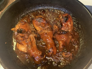 19、蜜汁鸡腿,最后收汁出锅