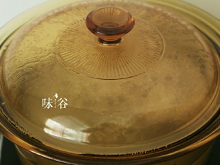 9、把春天喝进胃里的（田园猪骨汤）,，盖上盖子大火煮开，转中小火熬煮1小时。