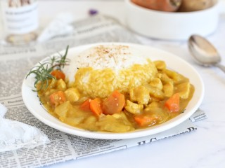 13、鸡肉咖喱饭,成品图