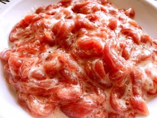 7、京酱肉丝,腌制一会