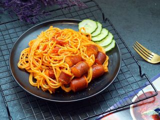 16、通心肠番茄意面,不错吧