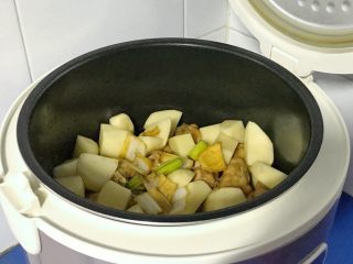 19、电饭煲+啤酒鸡翅根,八角，桂皮，小茴香加进去，开电。