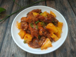 17、糖醋菠萝排骨,成品图