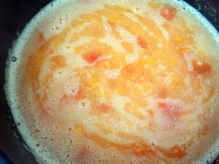 10、减脂素罗宋汤,把糊倒回进电饭锅里