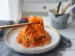 11、泡菜五花肉,成品