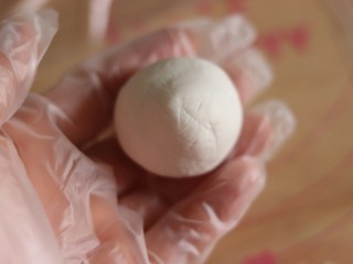 10、网红猪猪汤圆/花纹汤圆,收口收好。