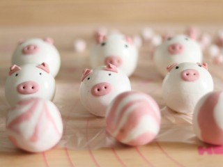 17、网红猪猪汤圆/花纹汤圆,猪猪汤圆和花纹汤圆就完成了。