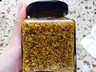 18、桂花蜜,7天后取出，桂花蜜就做好了。