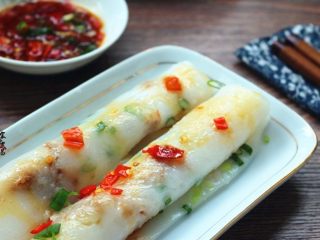 14、香滑肉沫蒸肠粉,成品图