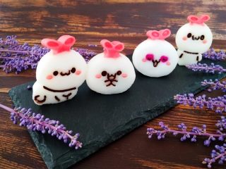 20、卡通冰皮月饼,来试下可爱的卡通月饼吧！