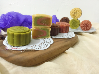 16、高颜值的广式月饼,近看切面如此之美