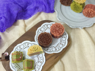 17、高颜值的广式月饼,再看切面还是如此之美