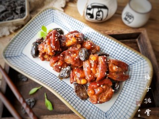 19、梅子排骨,成品。