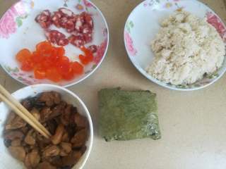 41、广式糯米鸡,接着包好，包法没太多要求，不露馅就可