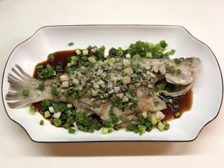 20、椒香葱油鲈鱼,准备完成的皂片