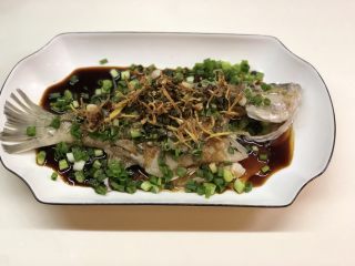 22、椒香葱油鲈鱼,完成✅