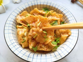 22、冬至美食  红油干拌饺子,准备开吃啦！