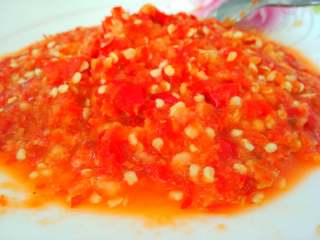 5、自制剁椒,像这样就可以了