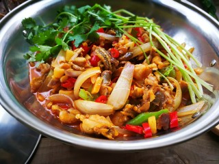 22、香辣干锅田鸡,近照诱惑下~