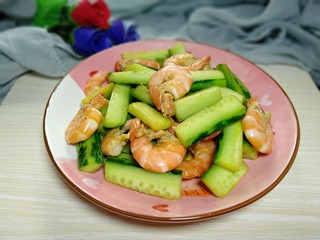 12、鲜虾黄瓜条,成品图