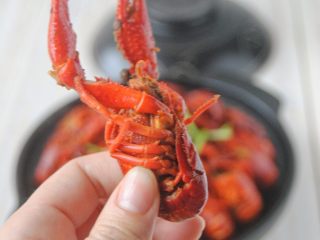 16、麻辣小龙虾,出锅前放入香菜葱花