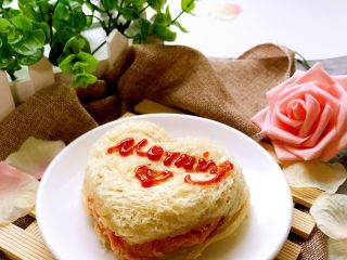 14、爱心早餐三明治,成品2