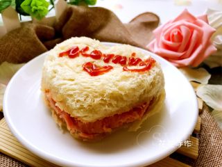 16、爱心早餐三明治,成品4