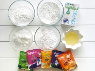 1、冰皮月饼,首先 先烧一锅开水 准备食材